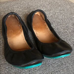 Tieks classic black ballet flat - size 7